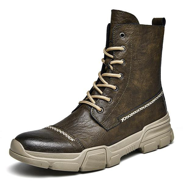 MEN'S LACE UP FASHIONABLE WORKWEAR BOOTS 67649875YL