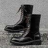 MEN'S RETRO BIKER LACE UP BOOTS 52228637YL