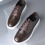 MEN'S CASUAL CARVED WEAR-RESISTANT SIMPLE SNEAKERS 29488581S