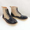 MEN'S CASUAL CONTRAST COLOR LACE-UP WORK STYLE BOOTS 20972198S