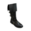 MEN'S MEDIEVAL VINTAGE BELT BUCKLE KNEE-HIGH BOOTS 97796374S