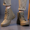 MEN'S RETRO HIGH TOP LACE UP CANVAS SHOES 97234868S