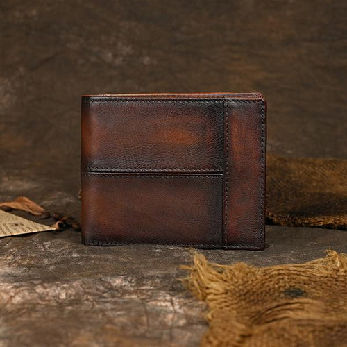 MEN'S VINTAGE COWHIDE MULTI-CARD WALLET 90611542S