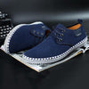 MEN'S SUEDE HAND-STITCHED LACE-UP CASUAL SHOES 53117509S