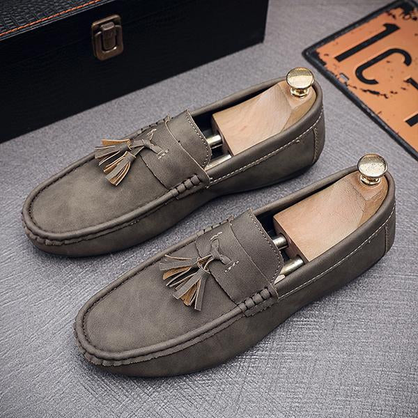 MEN'S SLIP-ON DRIVING SHOES WITH TASSELS 79810555S