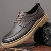 MEN'S LACE-UP CASUAL LEATHER SHOES 07840903YL