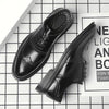 MEN'S CASUAL BROGUE BUSINESS LEATHER SHOES 03491603S