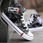 MEN'S RETRO STREET HIGH TOP CANVAS SHOES 47138877S