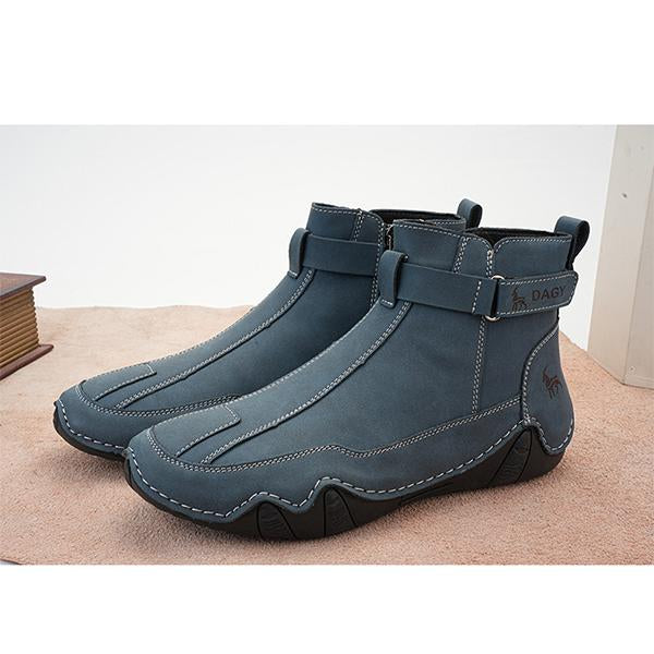 MEN'S RETRO CASUAL ANKLE BOOTS 85793661YL