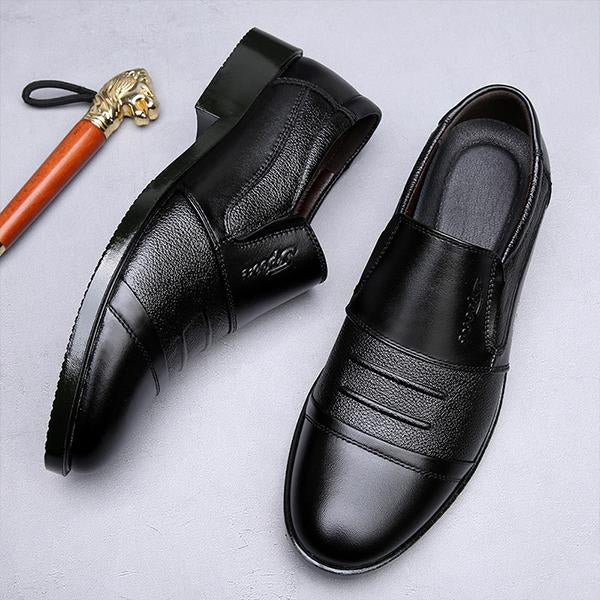 MEN'S CASUAL PLEATED SLIP-ON DRESS SHOES 58022322S