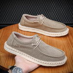 MEN'S RETRO CASUAL DRIVING BREATHABLE CANVAS SHOES 47958728S