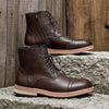 MEN'S HIGH TOP BROGUE VINTAGE LACE UP BOOTS 28805876S