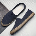 MEN'S LINEN CANVAS SLIP-ON ESPADRILLES 59815735S