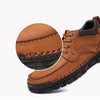 MEN'S RETRO HIGH CUT THICK SOLED CASUAL LEATHER SHOES 38259533YL