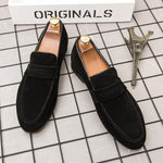 MEN'S MINIMALIST SUEDE LOAFERS 00620193YL