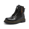 MEN'S CASUAL AND FASHIONABLE SOLID COLOR LACE UP BOOTS 86639888YL