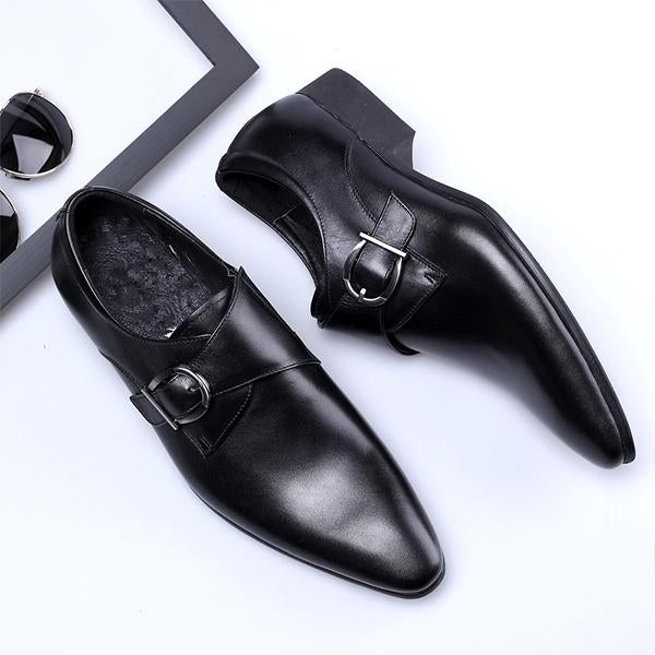 MEN'S BUSINESS DRESS SHOES WITH METAL BUCKLES 51818231S