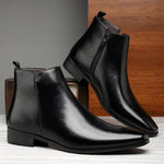 MEN'S STYLISH POINTED TOE CHELSEA BOOTS 51350962S