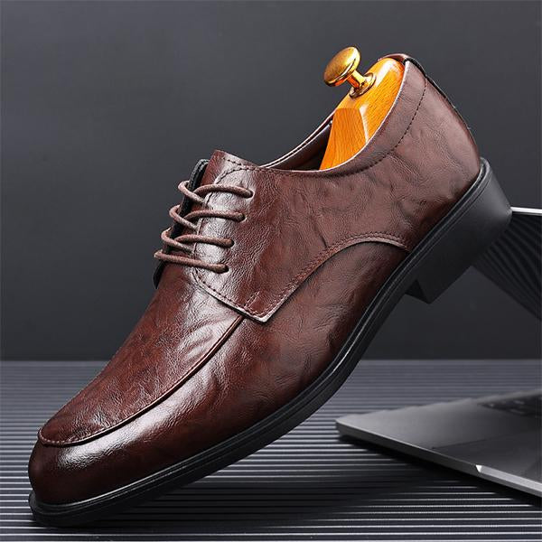 MEN'S HAND-SCRATCHED BUSINESS CASUAL WEDDING SHOES 20362779S