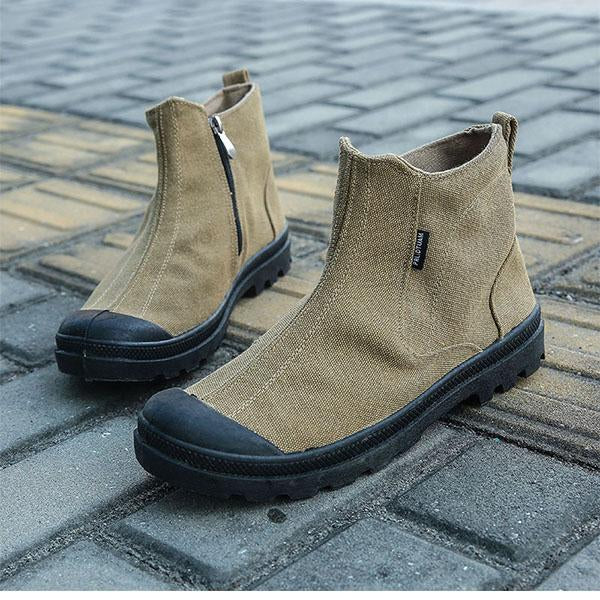 MEN'S RETRO HIGH TOP OUTDOOR CANVAS BOOTS 90618786YL