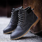 MEN'S CASUAL WORKWEAR STYLE LACE-UP BOOTS 77168033S