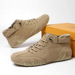 MEN'S STYLISH SOLID COLOR LACE UP CASUAL BOOTS 79752243YL