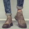 MEN'S STYLISH LACE-UP FLAT MARTIN BOOTS 25622074S