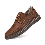 MEN'S LACE UP RETRO CASUAL LEATHER SHOES 79993867YL