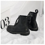 MEN'S WARM LINED FAUX FUR BLACK CASUAL LACE UP BOOTS 76991650YL