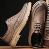 MEN'S LACE-UP CASUAL LEATHER SHOES 07840903YL