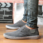 MEN'S SUEDE HAND-STITCHED LACE-UP CASUAL SHOES 53117509S