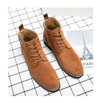 MEN'S CLASSIC LACE UP LEATHER BOOTS 06562874YL