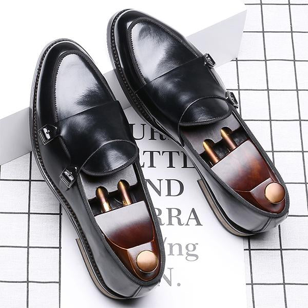 MEN'S RETRO BUSINESS DRESS LEATHER SHOES 52680886YL