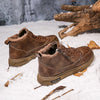 MEN'S CASUAL LACE UP WARM PLUSH WORK BOOTS 25787431S