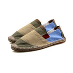 MEN'S LINEN CONTRAST COLOR CASUAL ESPADRILLES 16531277S