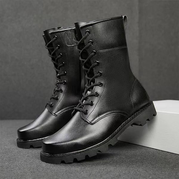 MEN'S STYLISH STEEL TOE HIGH TOP COMBAT BOOTS 41847628S