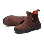 MEN'S CASUAL ANTI-SMASH STEEL TOE SAFETY BOOTS 67392250S