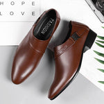 MEN'S CASUAL POINTED TOE DRESS SHOES 59082739S