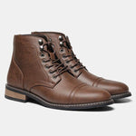 MEN'S CASUAL RETRO LACE UP WORK BOOTS 82931245YL