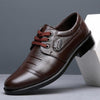 MEN'S CASUAL LACE-UP PLEATED DRESS SHOES 14162785S