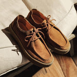 MEN'S LACE-UP CASUAL RUBBER-SOLE DERBY SHOES 05162593S