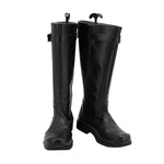 MEN'S ROUND TOE BLACK ELEGANT KNIGHT BOOTS 93999931YL