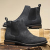 MEN'S CASUAL RETRO SLIP-ON ANKLE WESTERN BOOTS 63231438S