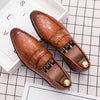 MEN'S STYLISH STONE PATTERN ELEGANT DRESS SHOES 98464768S