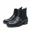 MEN'S CREATIVE RETRO BUCKLE CHELSEA BOOTS 62060562YL