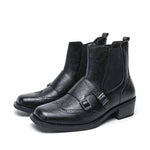 MEN'S CREATIVE RETRO BUCKLE CHELSEA BOOTS 62060562YL