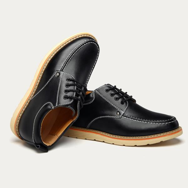 MEN'S BUSINESS LACE-UP CASUAL LEATHER SHOES 26554702S