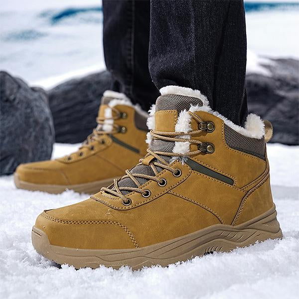 MEN'S LACE UP WARM SNOW BOOTS 92785577YL