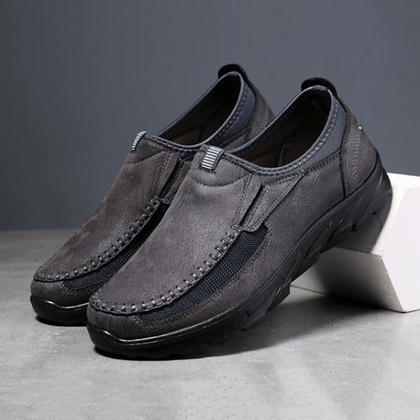 MEN'S RETRO BREATHABLE SLIP-ON CASUAL SHOES 16533125S