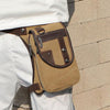 MEN'S RETRO CANVAS PORTABLE WAIST AND LEG BAG 39797444S